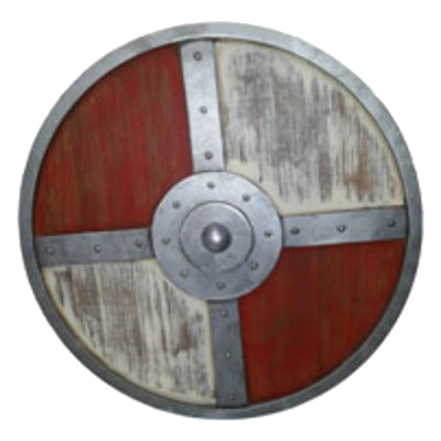 Shield - Red & White