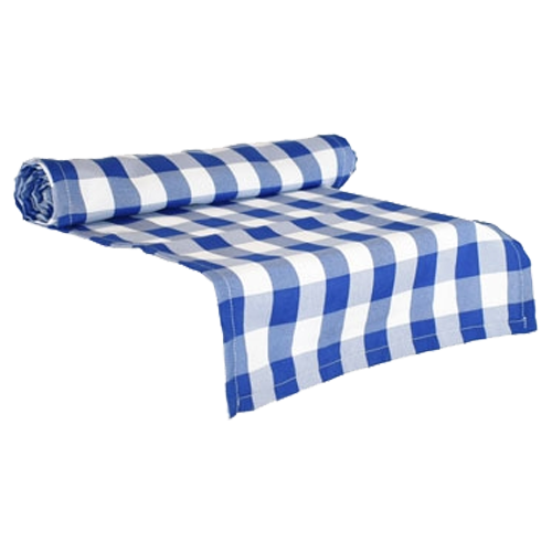 Blue Gingham Table Runner