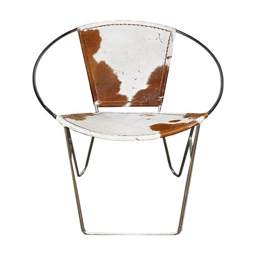 Leather Ring Chair - Cowhide