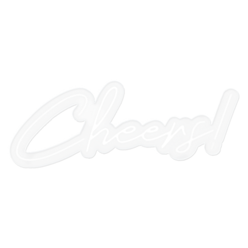 Cheers! - White LED Neon