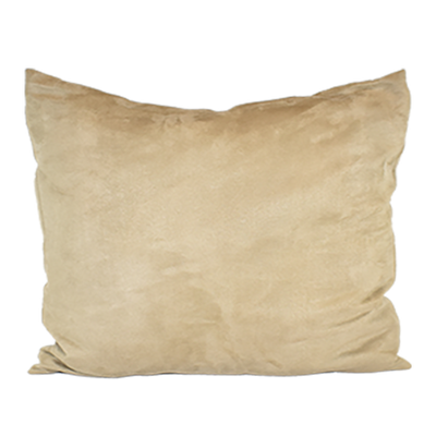 Tan Suede Pillow