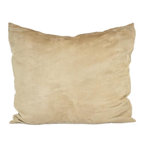 Tan Suede Pillow