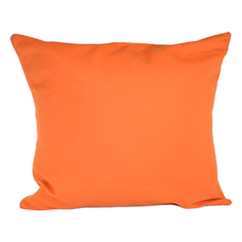 Orange Wool Pillow