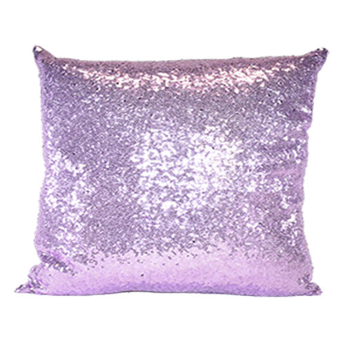 Lilac Sequin Pillow