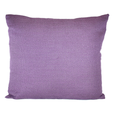 Purple Woven Pillow