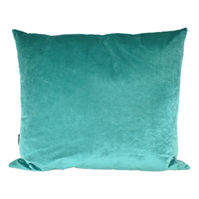 Turquoise Velvet Pillow
