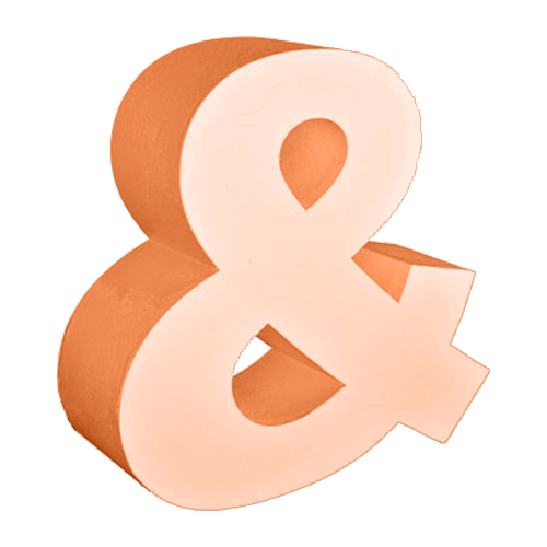 Oversized Ampersand