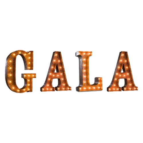 GALA Vintage Marquee Letters