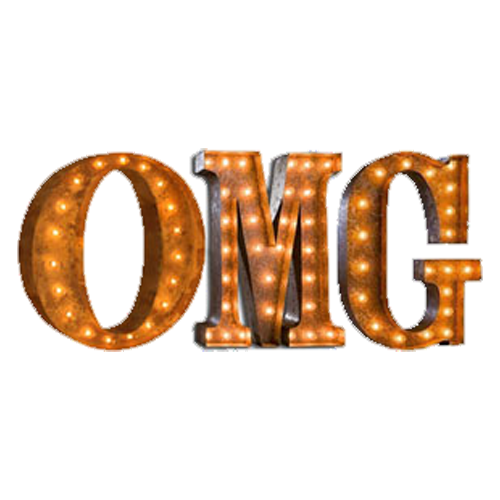OMG Vintage Marquee Letters