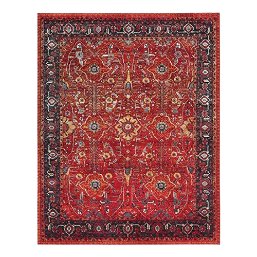 Red Traditional Rug 6' x 9'