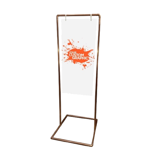Copper Pipe Sign Stand - Large