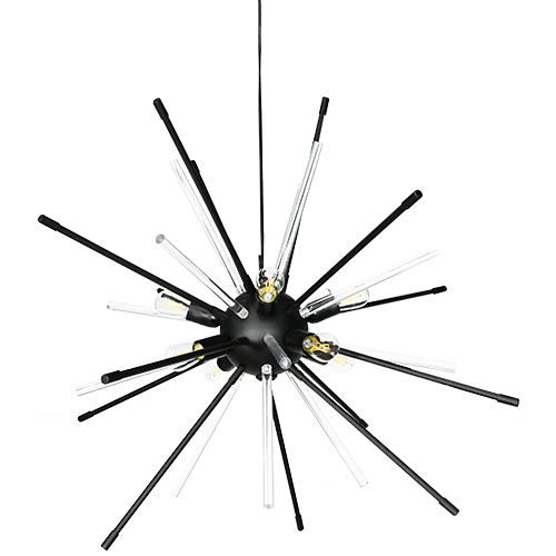 Black Sputnik Chandelier
