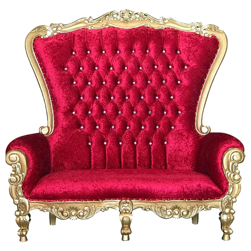 Red & Gold Double Throne
