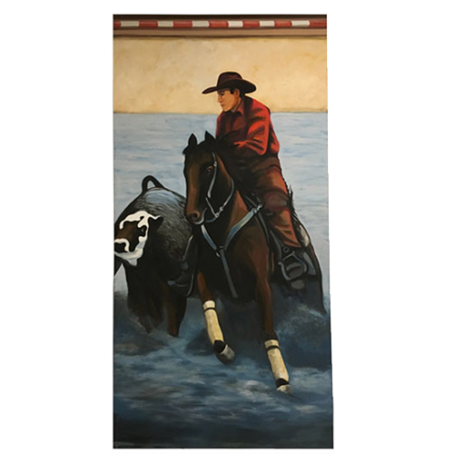 Vaquero Rodeo Painting - 1
