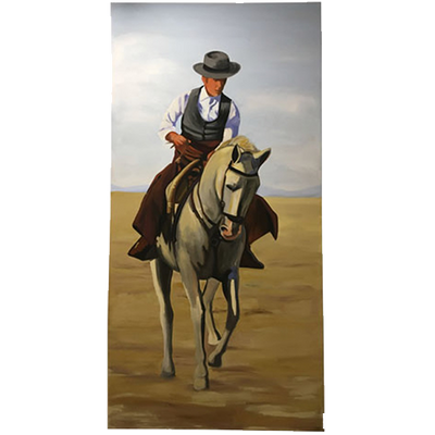 Vaquero Rodeo Painting - 4