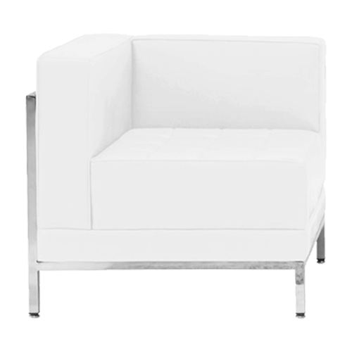 White Mod Chair - Corner