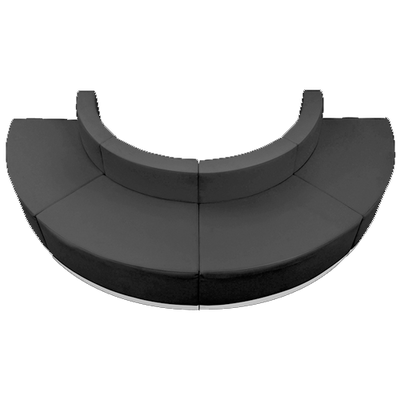 Black Half-Circle Lounge