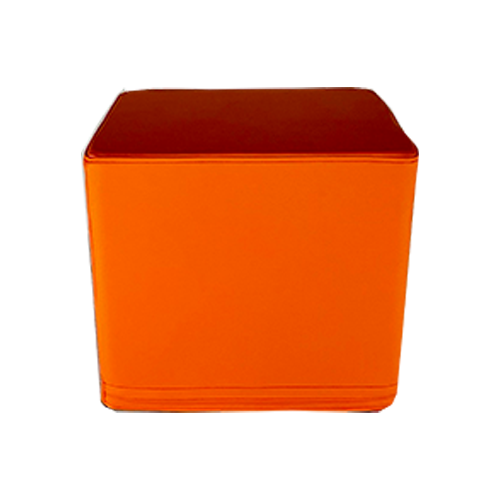 Cube Stool Orange