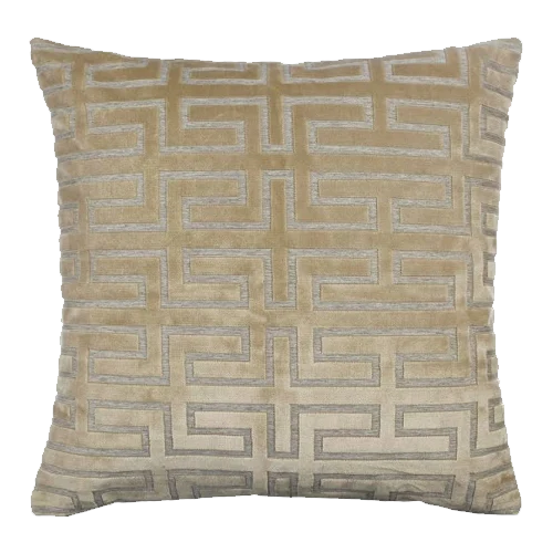 Gold Maze Pillow