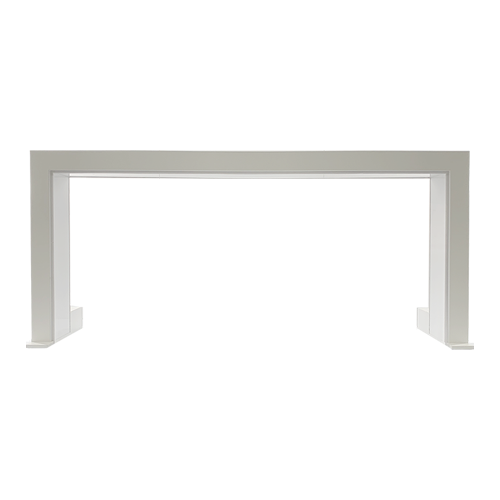 8' White Infinity Bar Topper