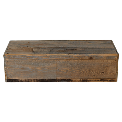 Reclaimed Wood Platform 30" x 12" x 8"