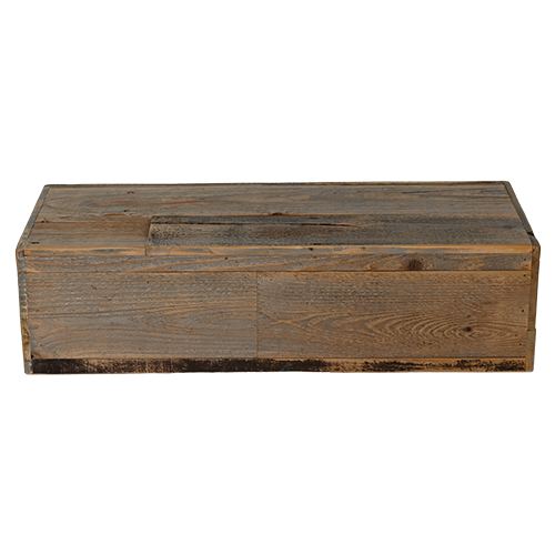 Reclaimed Wood Platform 30" x 12" x 8"
