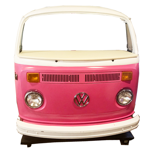 VW Bus Bar - Front Pink