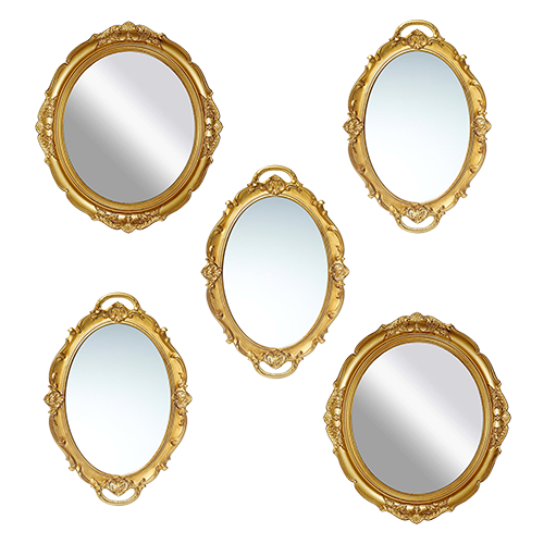 Small Gold Mirror Package