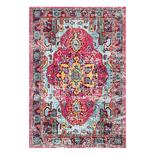 Hot Pink Mosaic Rug 10' x 14'