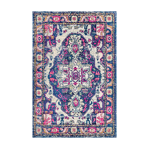 Dark Purple Mosaic Rug 9' x 12'