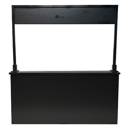 Multi-Purpose Kiosk Black 8'