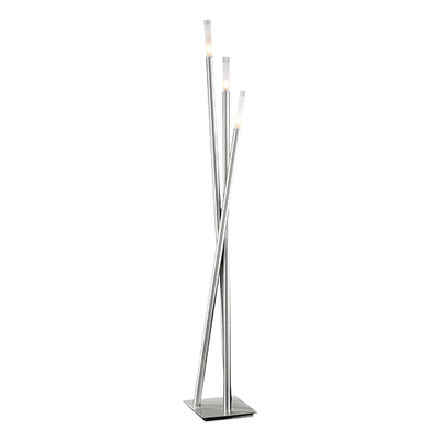 Brushed Chrome Floor Lamp