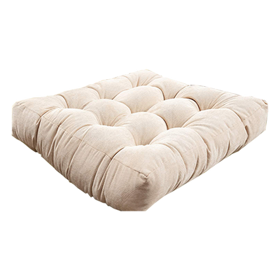 Off White Tufted Cushion