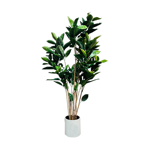 Faux Rubber Tree Plant