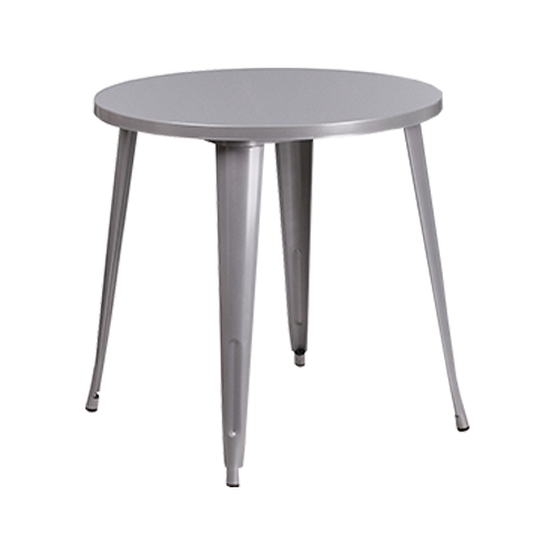 Gunmetal Bistro Dining - Round 30"