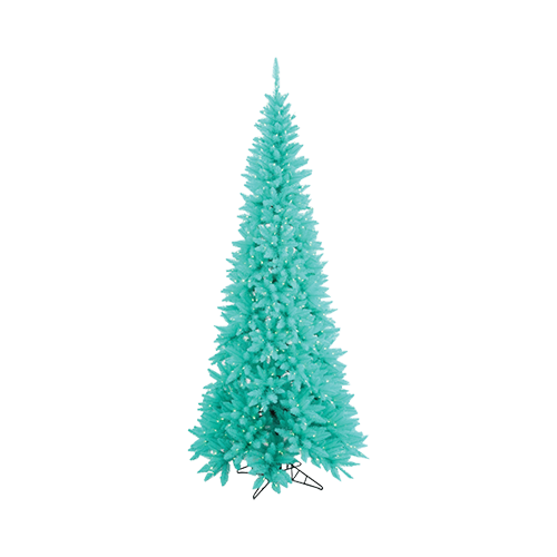 5' Aqua Pencil Tree