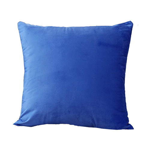 Azure Blue Velvet Pillow