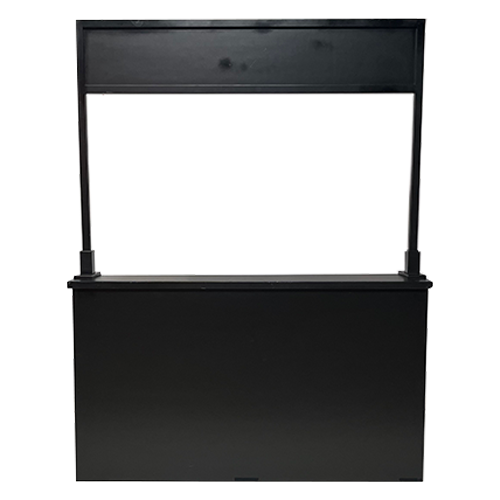 Multi-Purpose Kiosk Black 6'