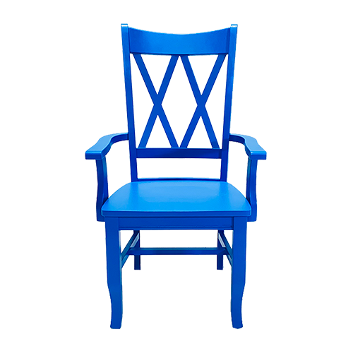 Blue Chair with Arms