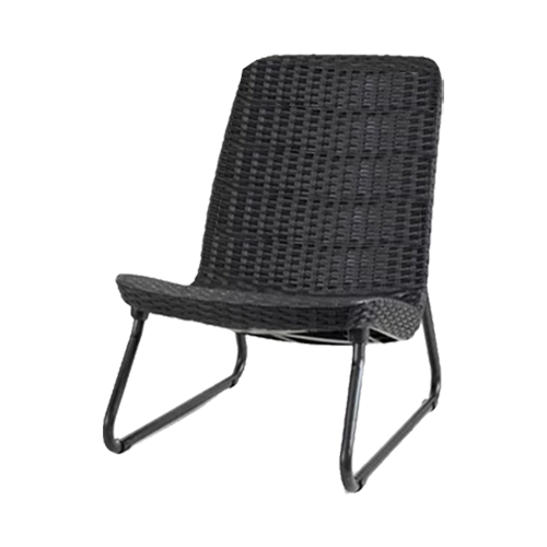 Charcoal Rattan Chair