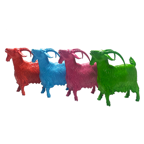 Set of (4) Large Goats