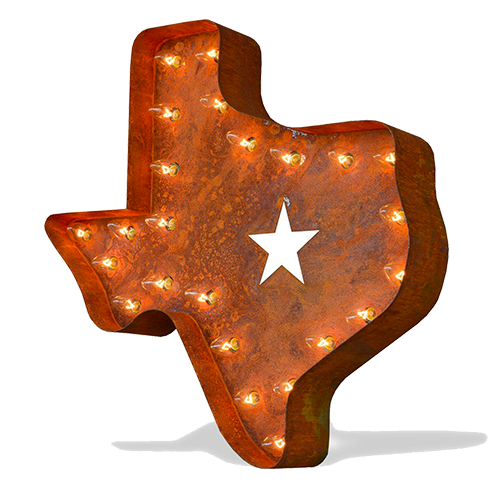 Vintage Texas Marquee