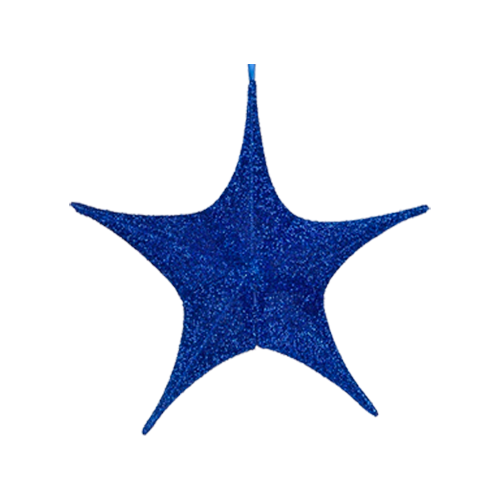 Star - Blue 44"