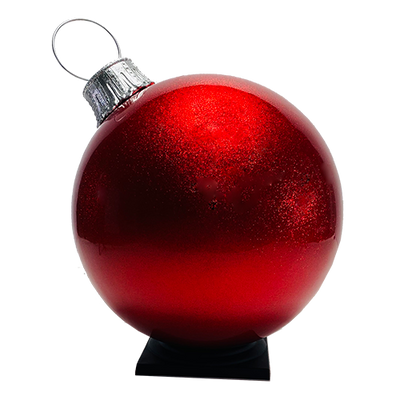 Oversized Ornament - Red
