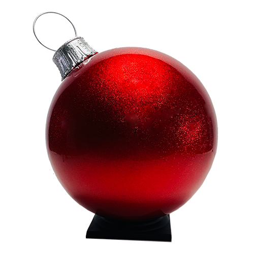 Oversized Ornament - Red