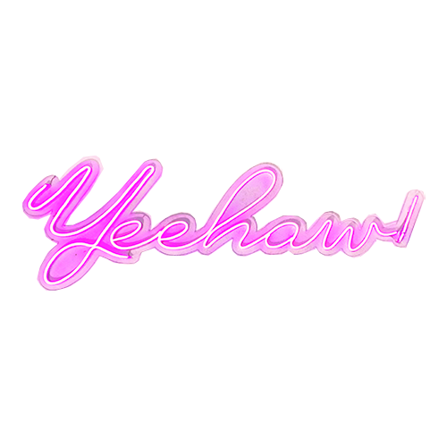 Yeehaw! - Pink LED Neon