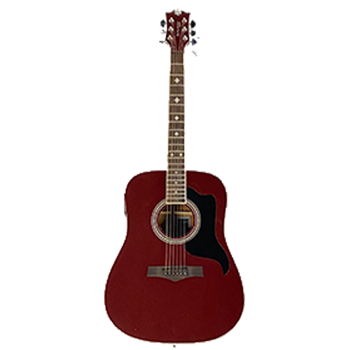 Acoustic Guitar - Wine Red