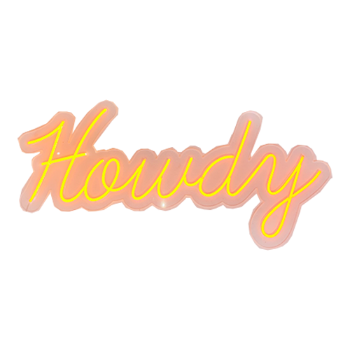Howdy - Multicolor LED Neon