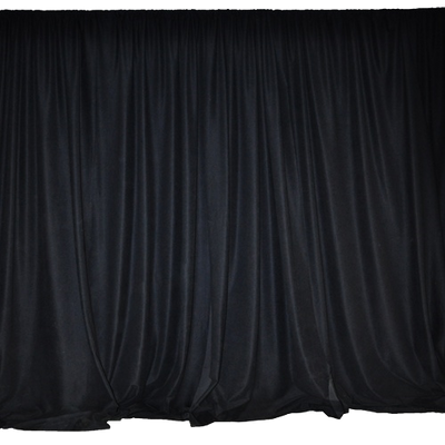 Black Drape Panel 9' Long