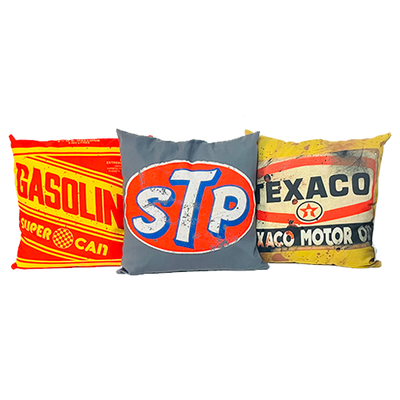 Set of (3) Oil and Gas Pillows - STP